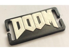 doom logo molle bag accessories 3d print model - Mito3D