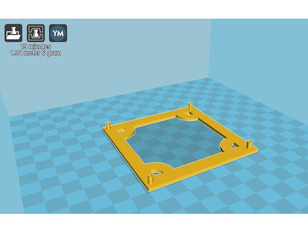 supporto cpu pentium de intel doble núcleo equipo 3D print model - Mito3D