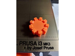 another prusa lcd knob 3d printer parts printing i3 mk2 3d print model - Mito3D