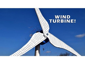 3d printed wind turbine engineering generator magnet magnetic magnets windmill windmills 3d print model - Mito3D
