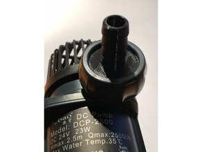 jebao pompası 12mm dc adaptör evcil hayvan akvaryum jecod resif 3d print model - Mito3D