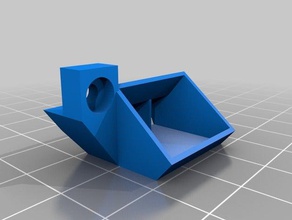 alternativa boquilla del conducto ventilador prusa mk3 r3 mínimo 3d de la impresora partes 3d print model - Mito3D