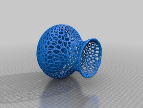 organique vase organisation 3d print model - Mito3D