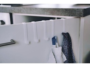 20mm porta da cozinha gancho toalhas jantar ferramenta de toalha 3d print model - Mito3D