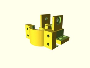 Rohr alu-Profil-Verbindung Teile 3d print model - Mito3D