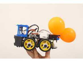robot battle parts rc vehicles arduino mario kart remote control 3d print model - Mito3D