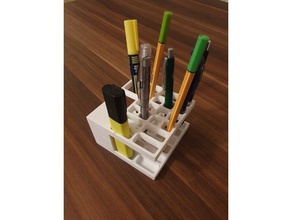 pen holder office 3d print model - Mito3D