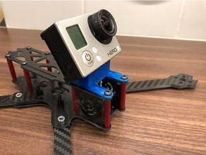buster 7-Zoll-gopro-cam-Halter rc Fahrzeuge Kamera Drohne inav lange Fernkampf 3d print model - Mito3D