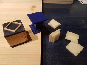 secret box puzzles challenge happy hidden try valentine 3d print model - Mito3D