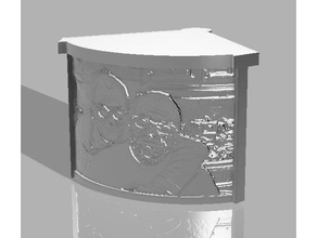 lampe litophanie 2d a arte lithophanie 3d print model - Mito3D