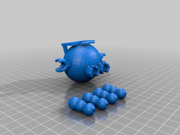 movable pac-man 3d printing 3D print model - Mito3D