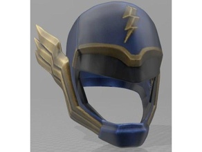 il capitano veloce costume cosplay modello di gioco casco colpire 3d print model - Mito3D