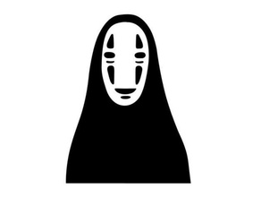 no-face cookie cutter 3d printing ghibili kitchen no face noface spirited away 3d print model - Mito3D