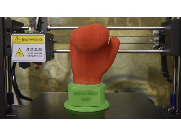 boxing glove trophy decor base 3D print model - Mito3D