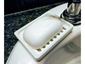soap dish bathroom tray 3d print model - Mito3D