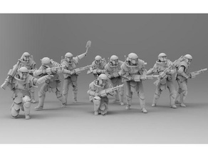 gli artificieri ingegneri romani modelli acido granate carapace armatura la carcassa di conchiglie elite guardia imperiale fanteria roma fucile da caccia veterani 3d print model - Mito3D
