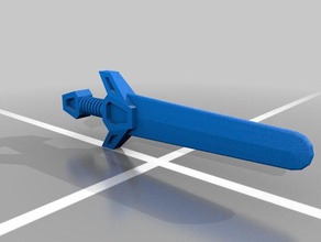 lego kights spada oggetti di scena regno 3d print model - Mito3D