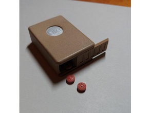 duas câmaras de rastreamento caixa pílula outros medicação medicamentos comprimidos do recipiente telha tracker 3d print model - Mito3D