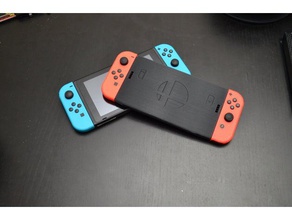 full-size switch joy-con holder video games joycon grip nintendo super smash bros 3d print model - Mito3D