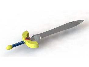 kingdom hearts dream sword props disney mickey mouse replica square enix 3d print model - Mito3D