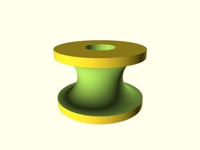 paramétrique de la poulie pièces 3d print model - Mito3D