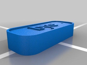 bye keychain 3d printing 3d print model - Mito3D