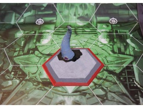 maléfice mortel terrain tentacule warhammer mondes souterrains jouet jeu accessoires hex tuile nightvault shadespire 3d print model - Mito3D