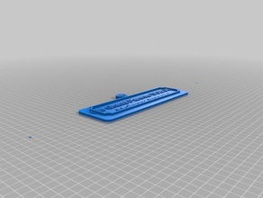 meu personalizados keytag office 3d print model - Mito3D