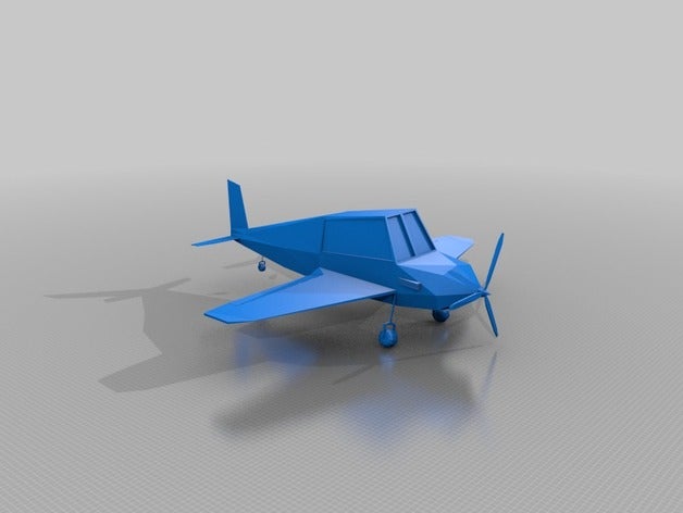 modello di aereo 01 modelli 3dmodel rc 3D print model - Mito3D