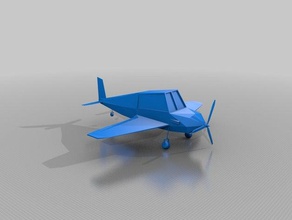 modelo de avión 01 modelos 3dmodel rc 3d print model - Mito3D