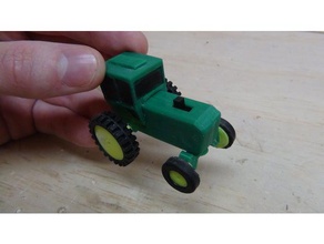 motorlu john deere traktör Robotik 3d print model - Mito3D