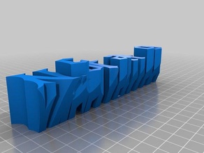 nicotattoo de la oficina personalizado 3d print model - Mito3D