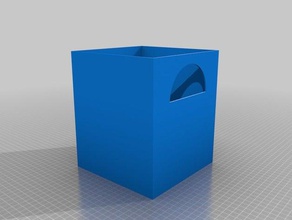 5 lixeira pequena basked tampa casa de banho cesta 3d print model - Mito3D