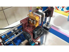 extrusor alosi evo ii ion robotica aplicada 3d printer extruders 40mm fan bowden extruder cooling ed3v6 duct 3d print model - Mito3D