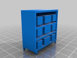 gabinete de almacenamiento los campos electromagnéticos 3d impresión 3d print model - Mito3D