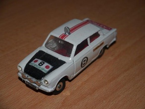 top de substituição luzes dianteiras dinky 212 ford cortina rally toys brinquedo carro 3d print model - Mito3D