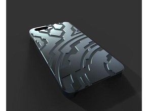 iphone 6 caso 1 modelli 3dmodel 3d slash la pistola modello telefono smartphone armi 3d print model - Mito3D