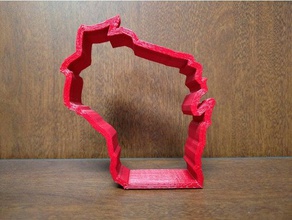 wisconsin cookie cutter kitchen dining 3d print model - Mito3D