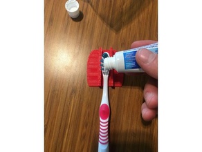 toothbrush toothpaste aid bathroom 3d print model - Mito3D