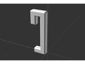 ikea skadis Haken - Organisation designer-Möbel Herstellung sencille 3d print model - Mito3D