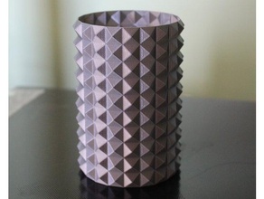 metallo pesante vaso matita titolare a prescindere sculture modalità vasemode wetware 3d print model - Mito3D