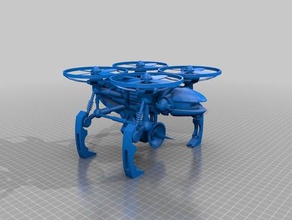 avispa drone 3d impresión 3d print model - Mito3D