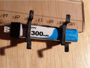 tbs gerçek lipo adaptör viva rc araçlar 3d print model - Mito3D