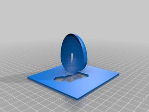 holey egg fashion holes 3d print model - Mito3D
