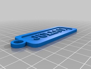 j&uacutelia Schlüsselanhänger angepasst 3d print model - Mito3D