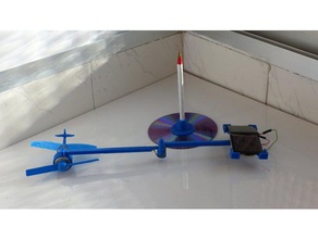 avi&oacuten solar plane toys games 3d print model - Mito3D