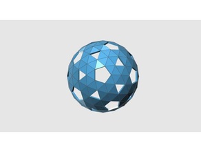 geodesic4vhemispherepattern001 de matemáticas art cúpula 3d print model - Mito3D