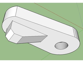 glass panelretainer clip replacement parts mirror panel 3d print model - Mito3D