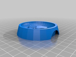cat slow feeder bowl pets dogs food pet 3d print model - Mito3D