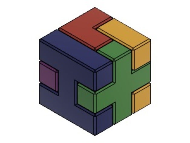 puzzle cube 3x3 games 3D print model - Mito3D